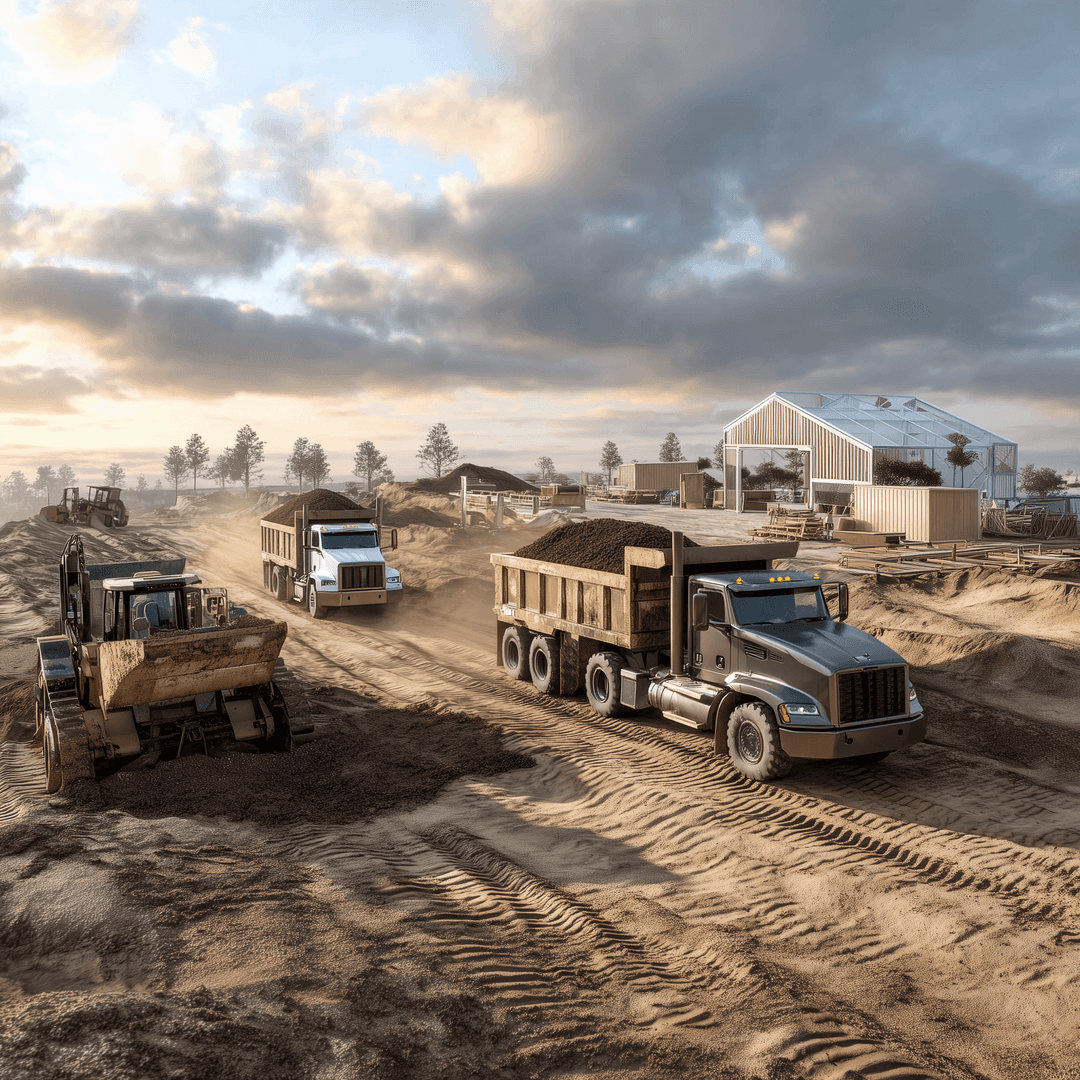 EcoWaste worksite and vehicles